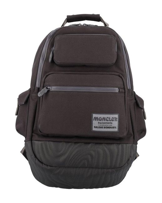Moncler Genius Black Canvas Backpack