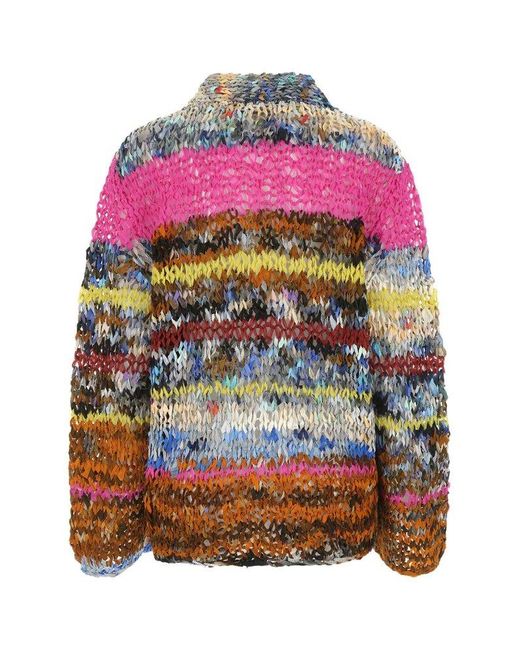 Dries Van Noten Knitted Oversized-fit Cardigan | Lyst