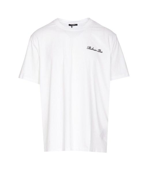 Balmain White T-shirts And Polos for men