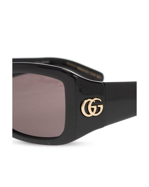 Gucci Black Sunglasses With Logo