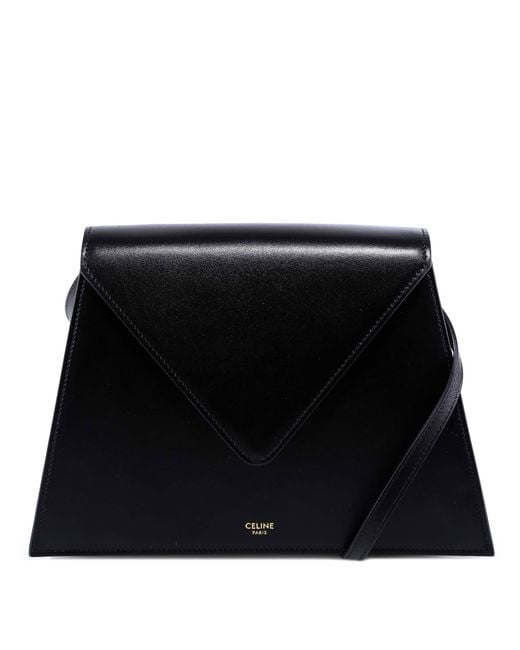 Céline Black Triangle Shoulder Bag