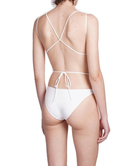 Isabel Marant White Tenisia One-piece Swimsuit