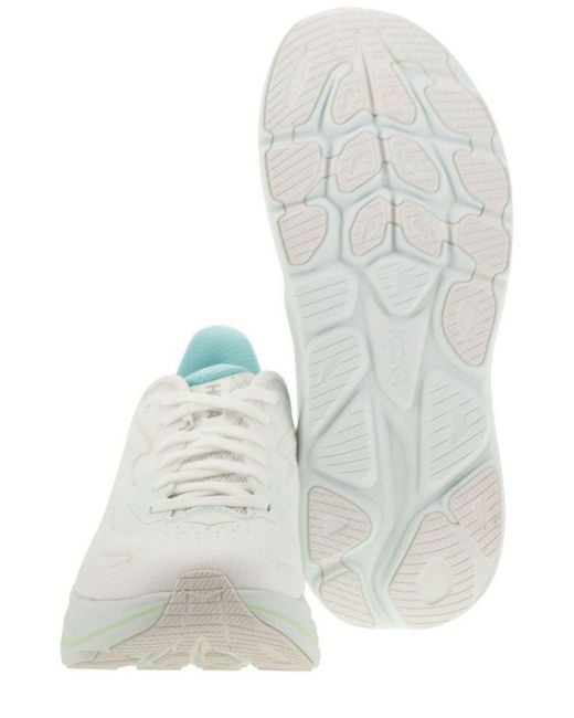 Hoka One One White Clifton 10