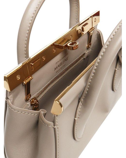 Dolce & Gabbana Natural Marlene Handbag