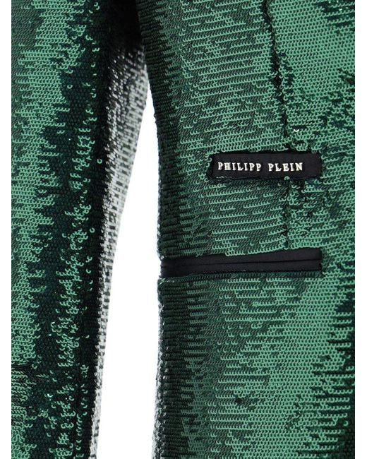Philipp Plein Green Blazers E Vests for men