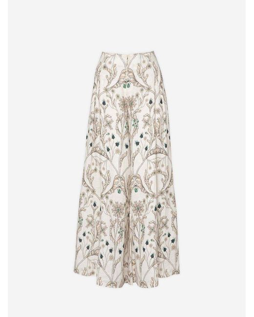 Agua Bendita White Maxi Skirt Marea