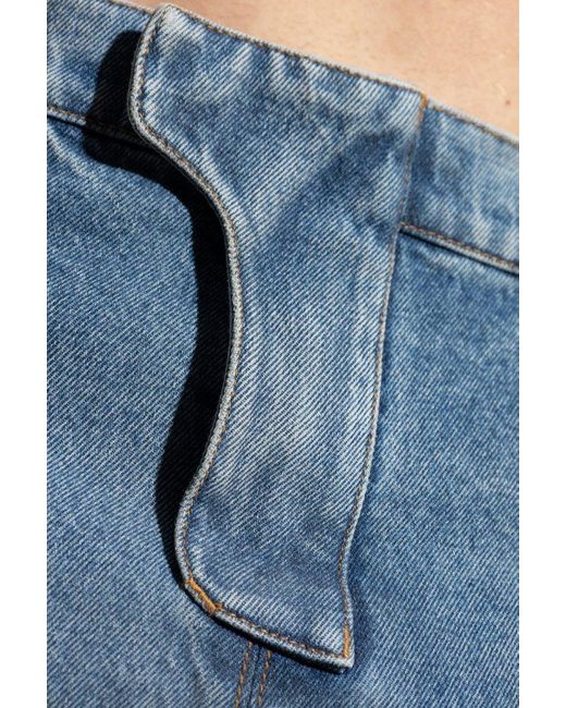 Balmain Blue Jeans With Slightly Tapered Legs for men
