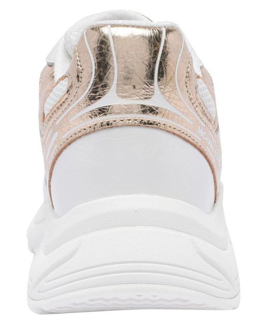 MICHAEL Michael Kors White Leo Lace-Up Sneakers