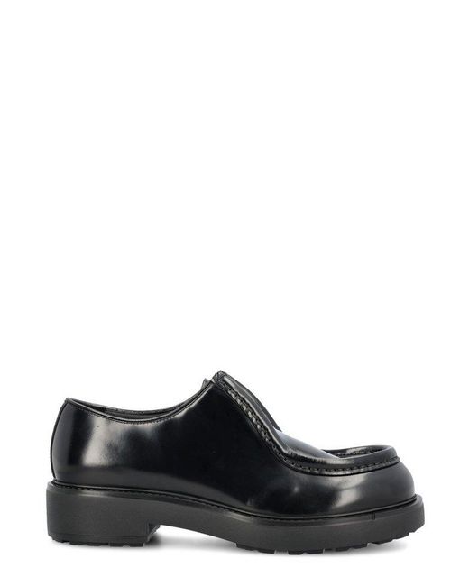 Prada Black Round-toe Loafers for men