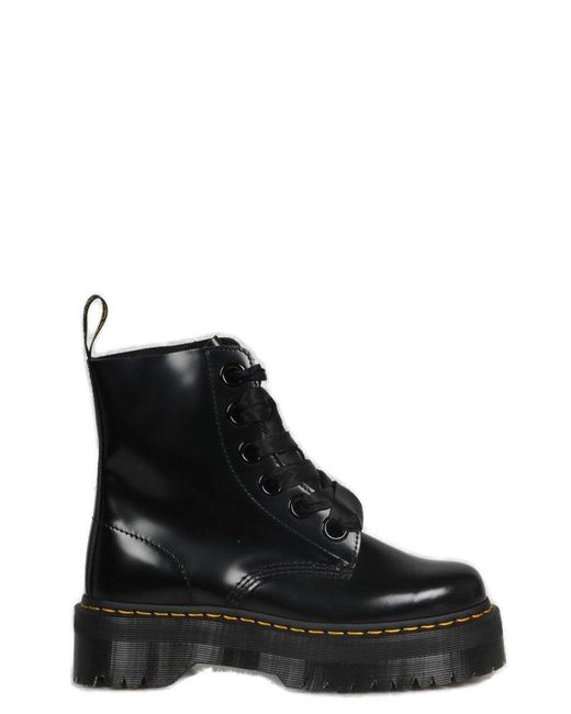 molly platform combat boot