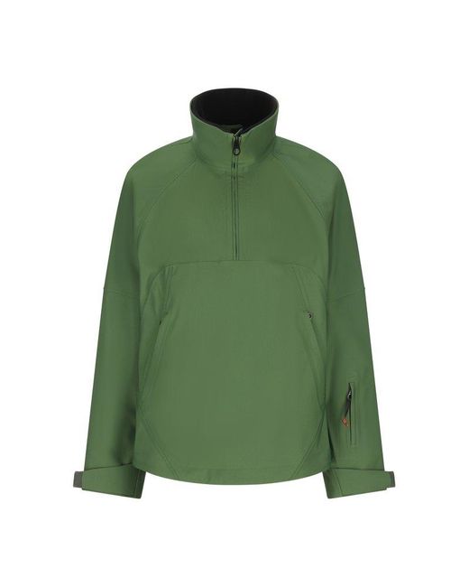 Loro Piana Green Zip Detailed High Neck Ski Jacket for men