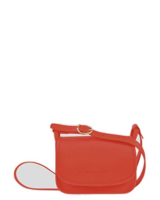 Longchamp Le Foulonne Small Crossbody Bag in Red Lyst