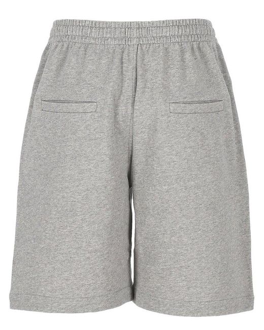 Isabel Marant Gray Mahelo Logo Printed Drawstring Shorts for men