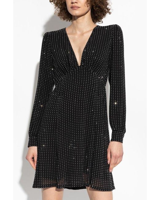 MICHAEL Michael Kors Black Dress With Shimmering Sequins