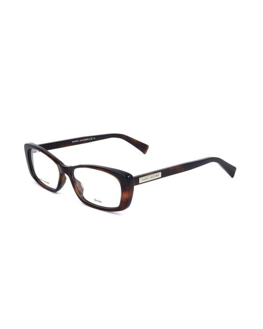 Marc Jacobs Black Rectangular Frame Glasses
