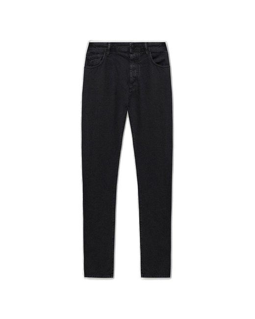 44 Label Group Black Straight-leg Slim-fit Jeans for men