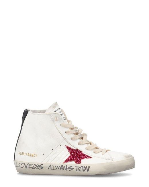 Golden Goose Deluxe Brand Pink Francy Lace-up Sneakers