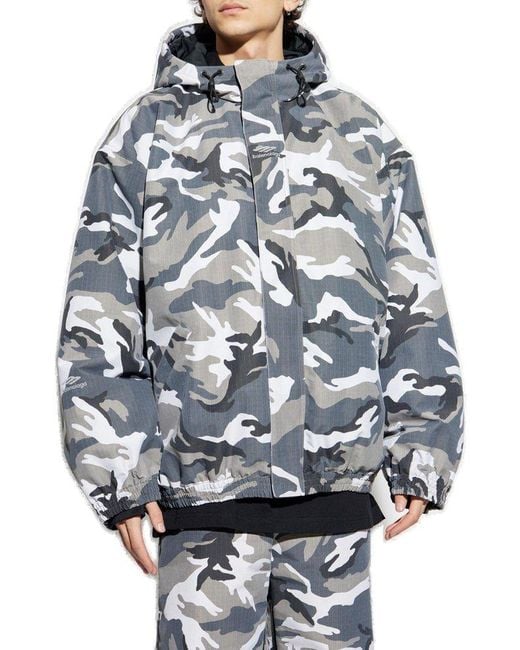 Balenciaga Gray Padded Jacket From The Skiwear Collection, for men