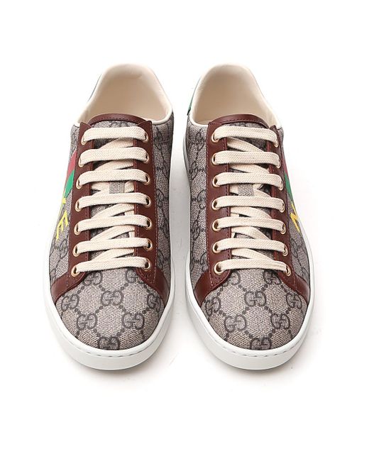 Gucci Canvas New Face Fake Sneakers - Save 18% - Lyst