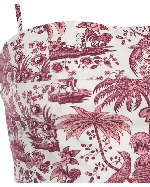 Staud Pink Federico Tank Top