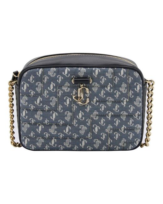 Jimmy Choo Varenne Quilted Medium Camera Bag in Gray Lyst