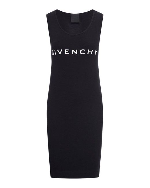 Givenchy Black Tank Top Mini Dress