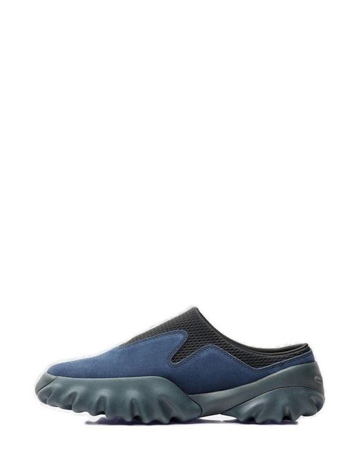 Oakley Blue Chop Saw Panelled Slippers for men