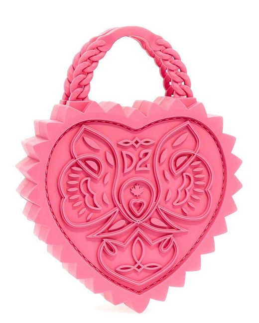 DSquared² Heart Pink Bag