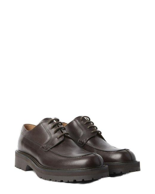 Dries Van Noten Brown Lug Sole Lace-up Shoes for men