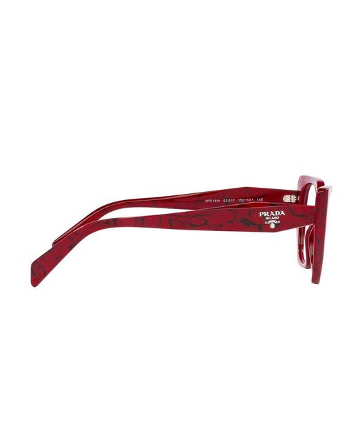 Prada Black Cat-Eye Glasses