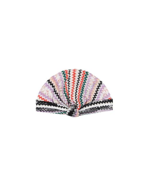 Missoni Multicolor Zigzag-woven Knitted Headband