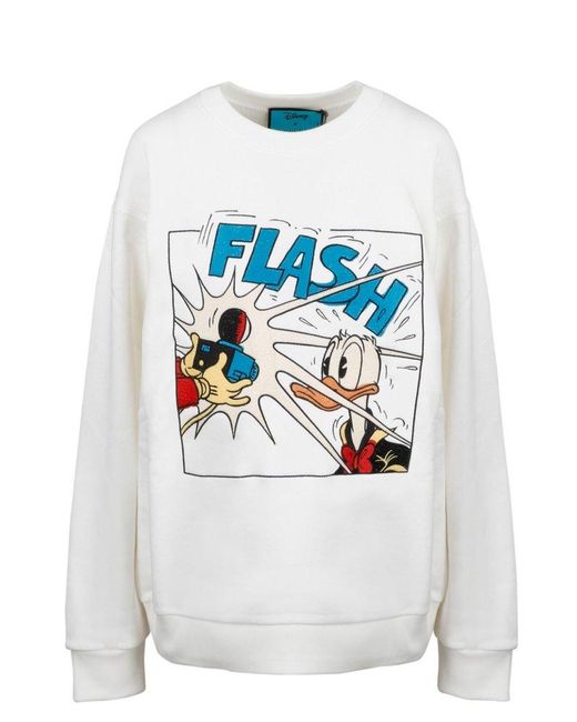 Gucci White X Disney Donald Duck Sweatshirt