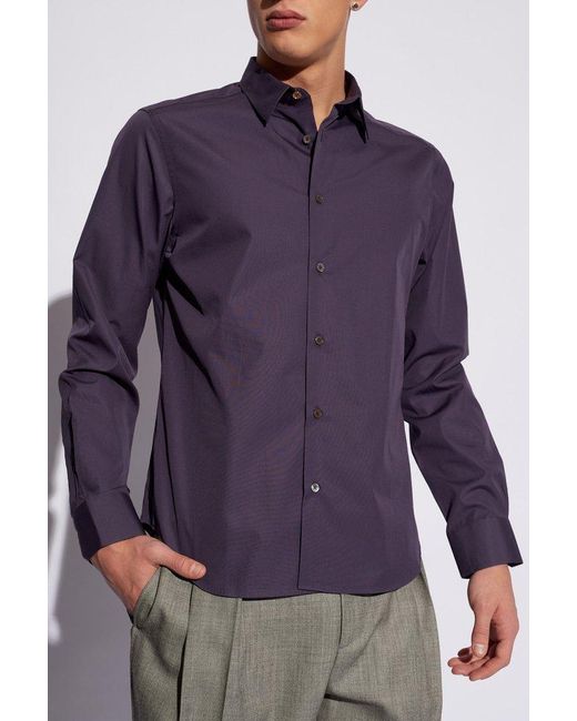 Paul Smith Purple Tailored Shirt, for men