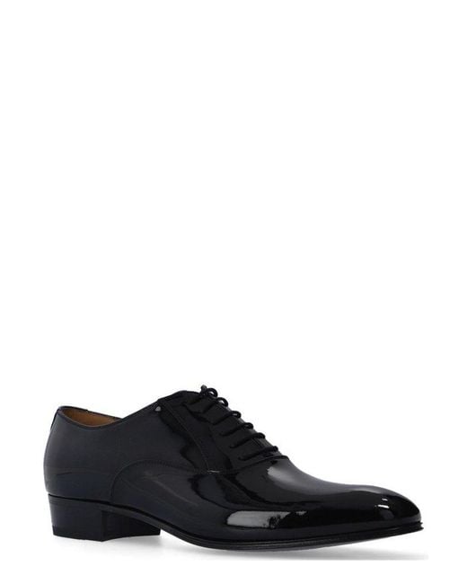 Gucci Black Patent Shoes, for men