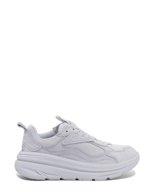 Ugg White Ca1 Lace-Up Sneakers