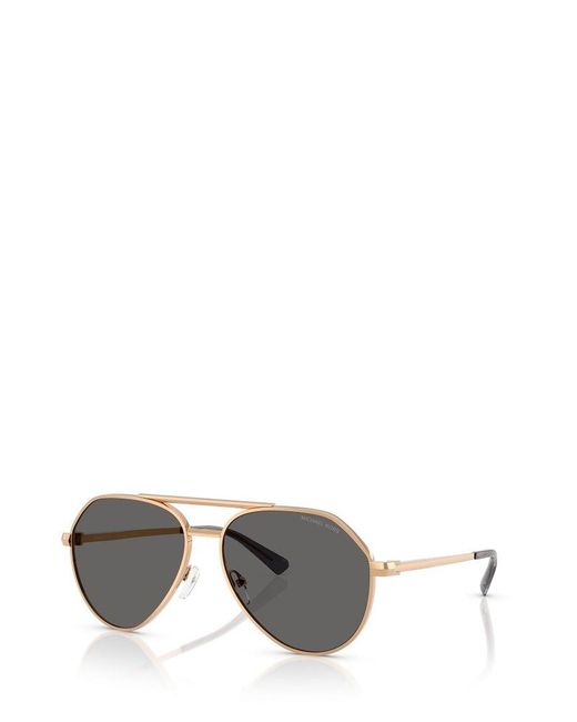 Michael Kors Metallic Brentwood Pilot Frame Sunglasses for men