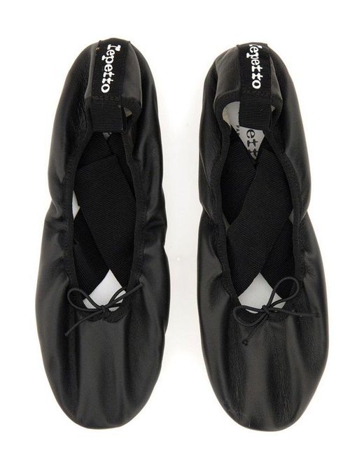 Repetto Black Gianna Ballerina Flats