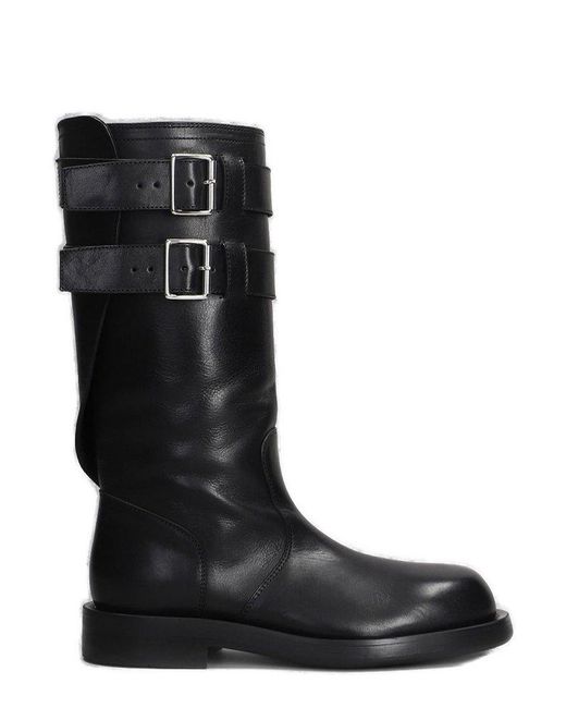 Ann Demeulemeester Black Milan Low Heels Boots