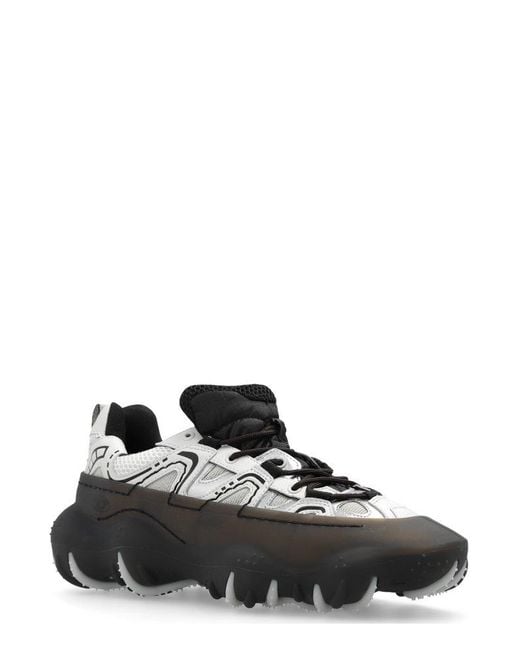 DIESEL Black S-prototype P1-sneakers With Transparent Rubber Overlay for men