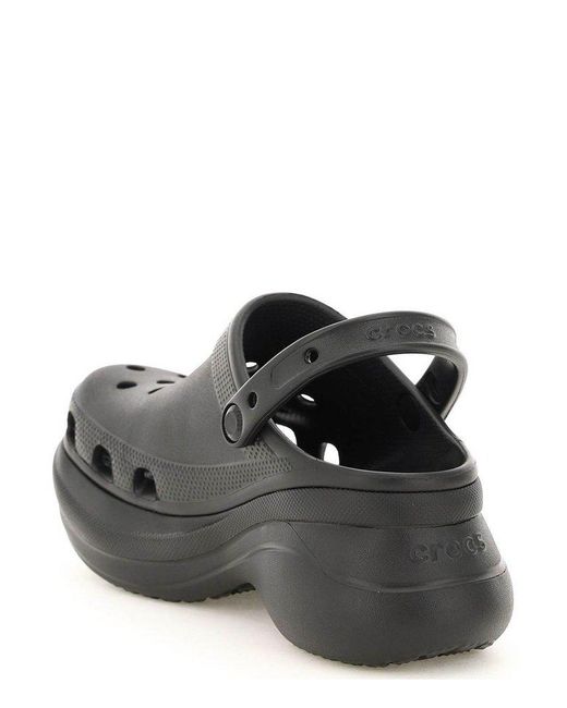 CROCSTM Black Bae Platform Clogs