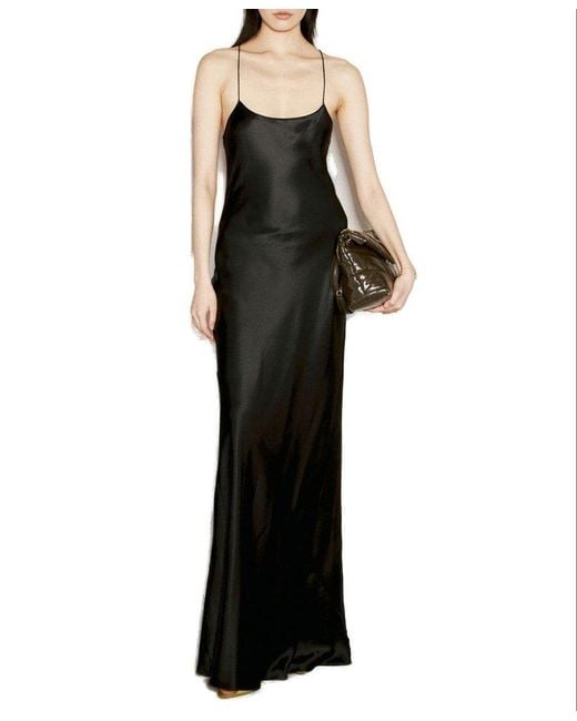 Saint Laurent Black Sleeveless Maxi Dress