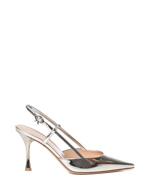 gianvito rossi pointed toe pump