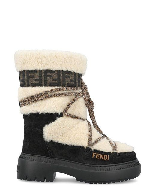 Fendi Black Apres Chic Boots