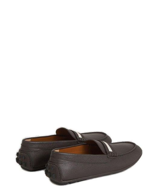 Bally Brown Karlos Slip-on Loafers for men