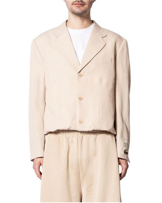 Lacoste Natural Runway Short Twill Blazer for men