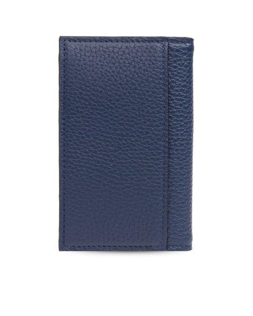 Gucci Blue Leather Card Holder, for men
