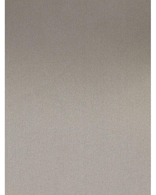 Brunello Cucinelli Gray Silk Tank Top