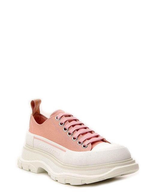 Alexander McQueen Tread Slick Chunky Suede Trainers in Black (Pink) - Save  46% - Lyst