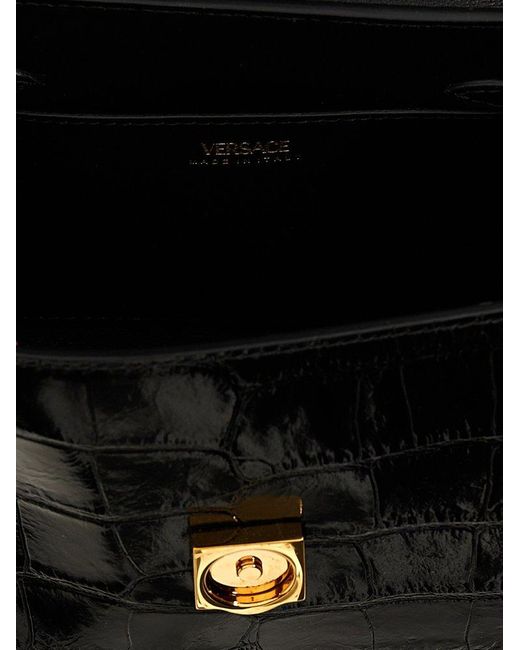Versace Black 'La Medusa' Small Handbag