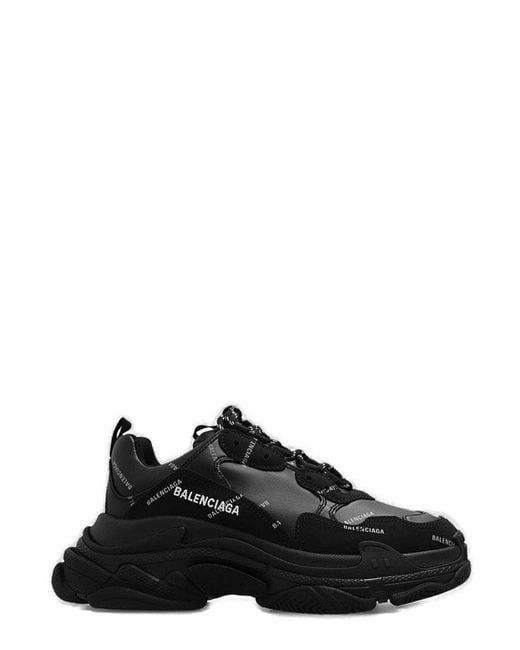 Balenciaga 'triple S' Sneakers in Black | Lyst